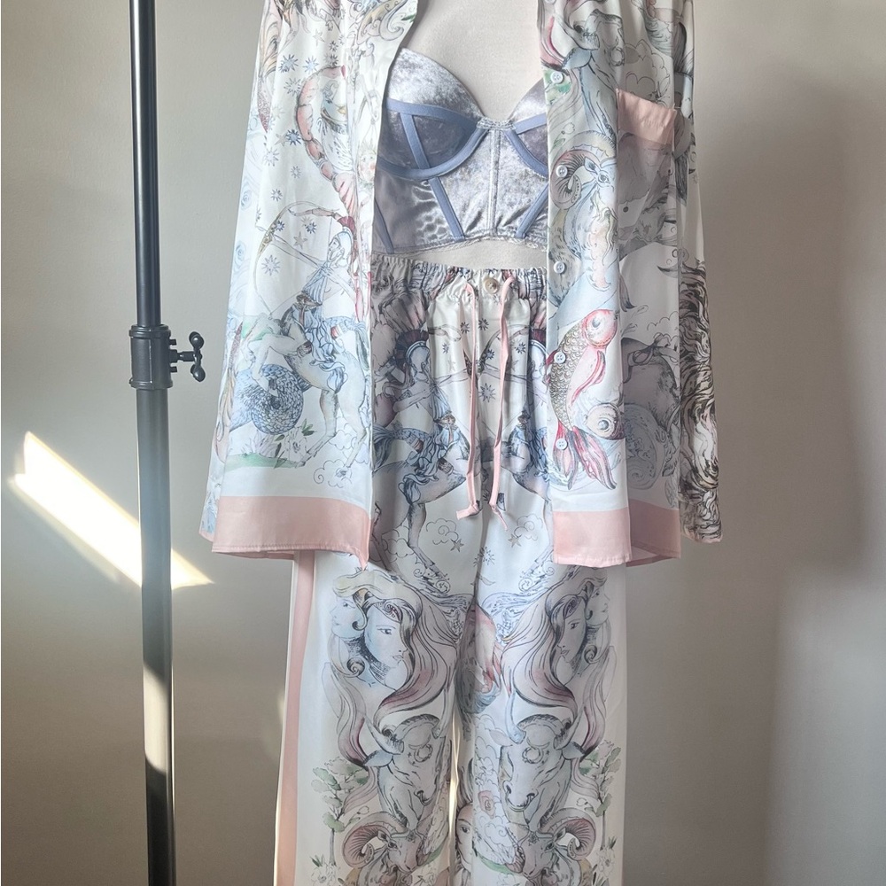 Women's Printed Zodiac Loungewear Set - Bra not included ✨